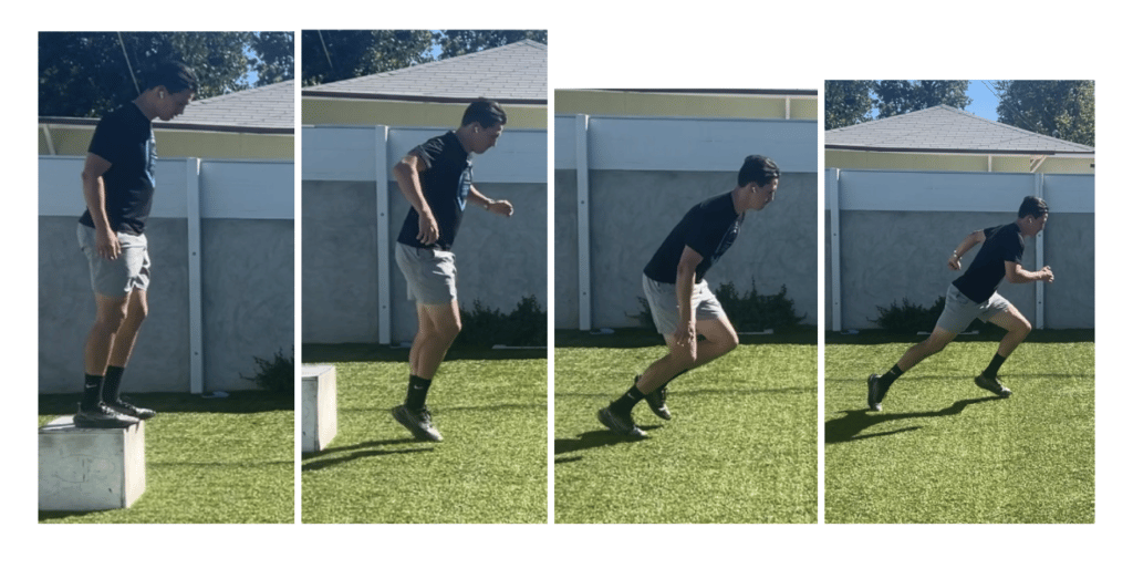 Plyo exercise to improve first step quickness and acceleration